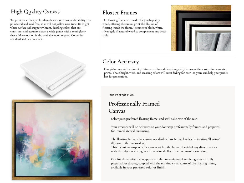 Abstract Painting Colorful Print, Blue Canvas Print, Colorful Painting Print, Extra Large Abstract Wall Art Print, Large Art Print | 250