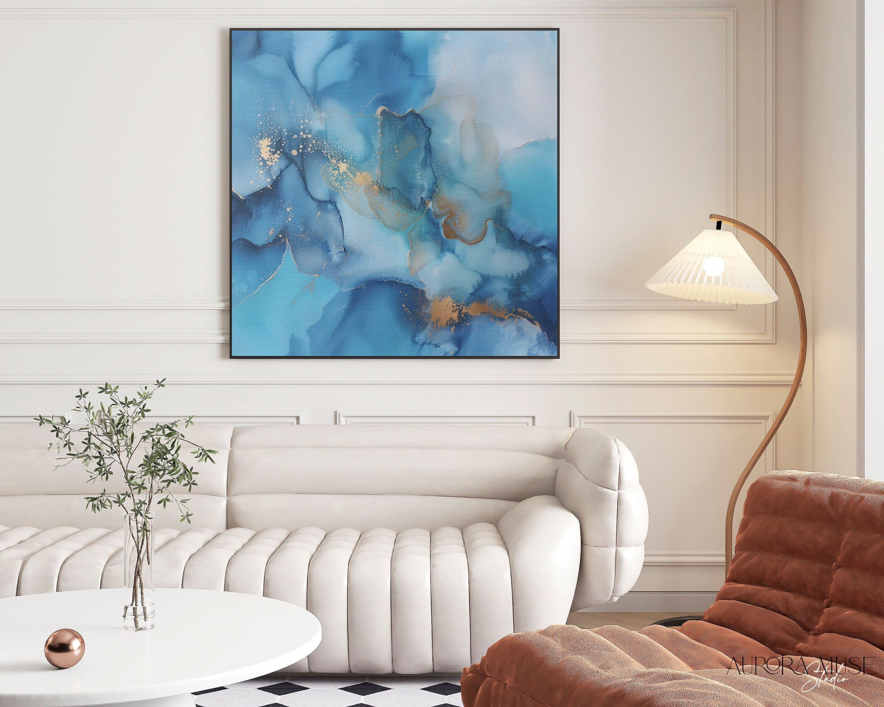 Unique Abstract Art Print, Vibrant Wall Decor, Modern Canvas Artwork, Colorful Statement Piece, Contemporary Living Room Art | 281