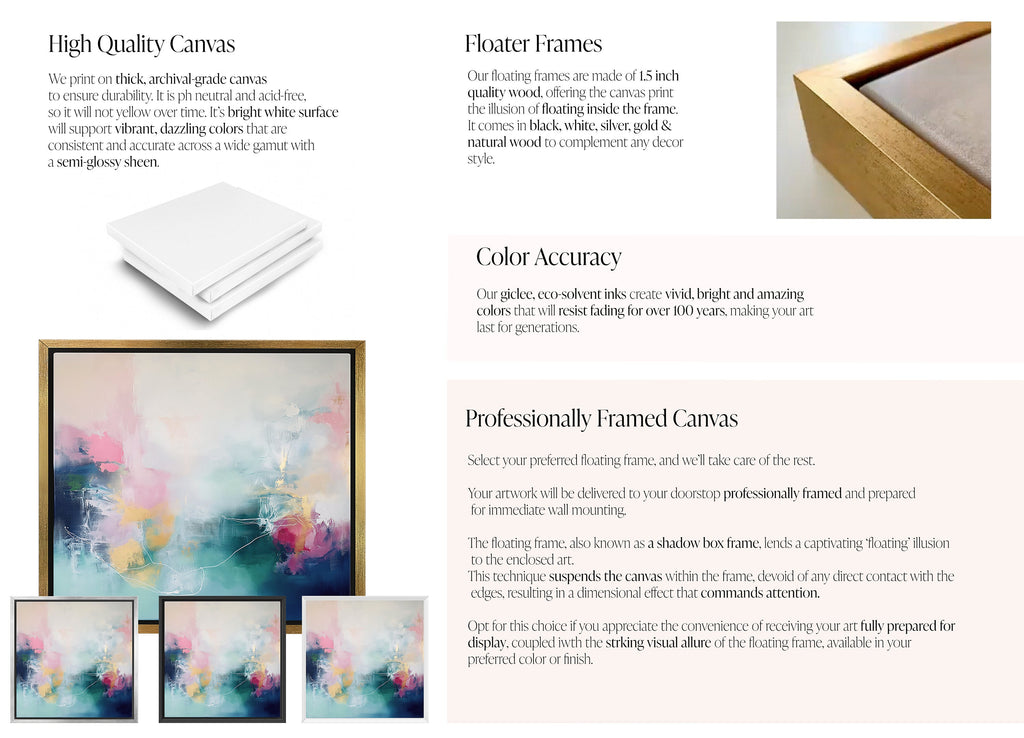 Wall art, abstract painting, large canvas art, giclee print, modern abstract art, art print, blue pink abstract art | Aurora Muse 328