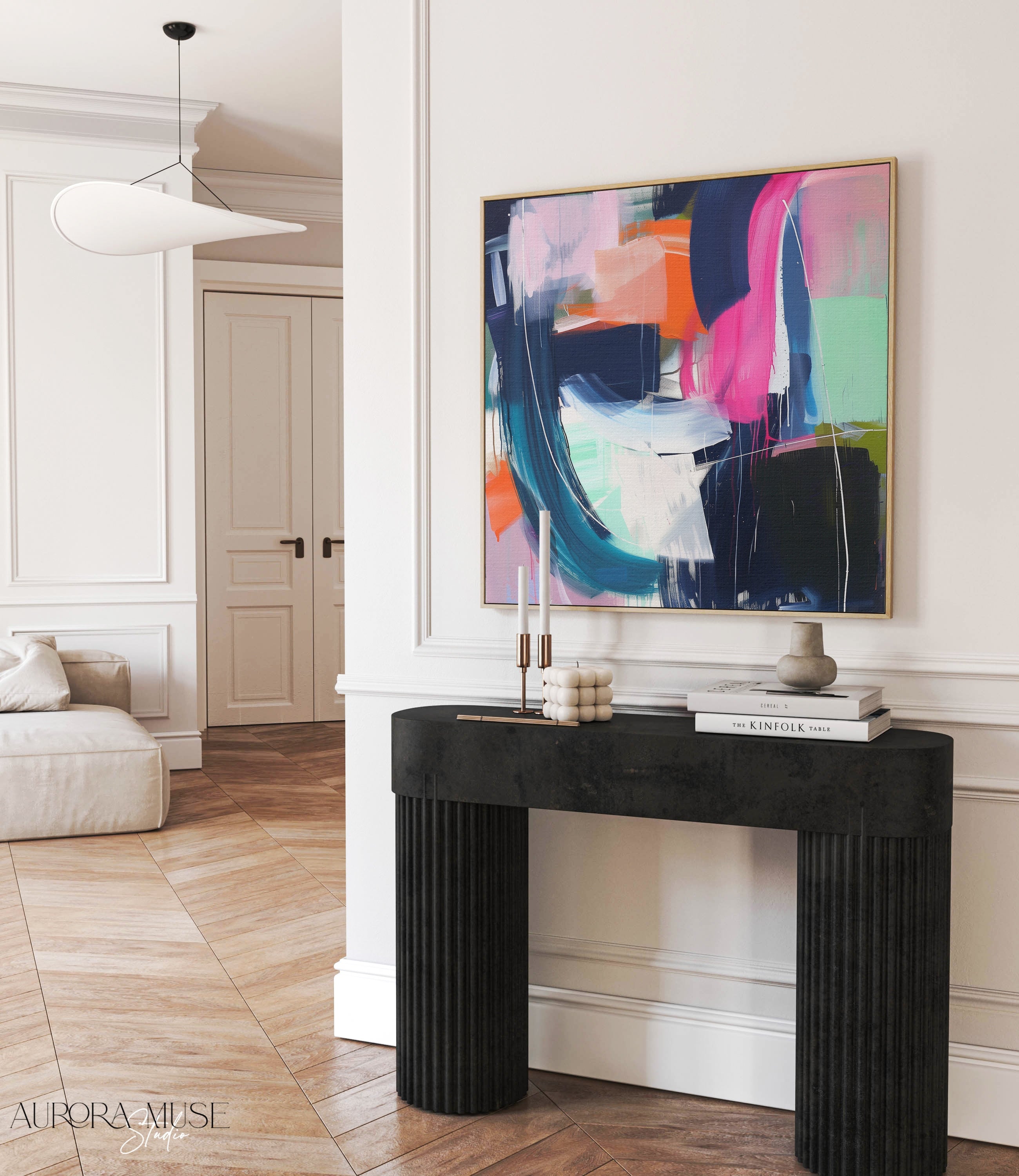 Colorful Abstract Canvas Art, Bold Wall Print, Contemporary Living Room Decor, Unique Home Art, Bright Statement Piece| 333
