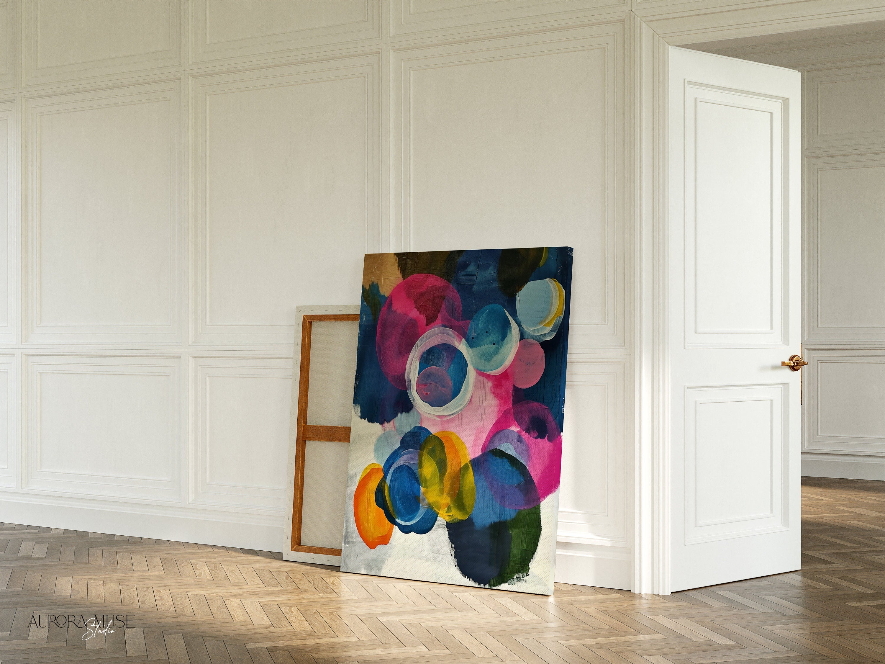 Vertical Canvas Wall Art Bold Pink Blue Yellow Abstract Painting Color Pop Dopamine Decor for Living Room Office or Gallery Walls 326 Wall art prints, abstract painting, colorful wall art, living room decor, modern art, canvas wall art, abstract wall art, modern wall art, abstract print, living room art, home wall decor, statement artwork, abstract canvas print, vibrant art, bold color wall art, large modern painting, art for designers, artistic wall decor, unique home accent