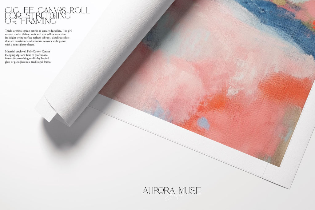 Oversized Canvas Art Abstract Pastel Landscape in Coral Blue Peach Bright Summer Wall Decor for Living Room or Office Muse Studio 384 Wall art prints, abstract painting, colorful wall art, living room decor, modern art, canvas wall art, abstract wall art, modern wall art, abstract print, living room art, home wall decor, statement artwork, abstract canvas print, vibrant art, bold color wall art, large modern painting, art for designers, artistic wall decor, unique home accent