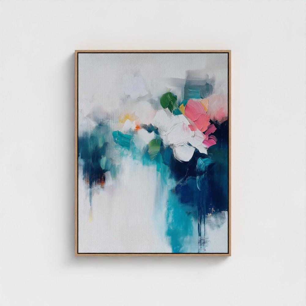 Framed Wall Art | Abstract Painting | Colorful Giclee Canvas Print | Oversized Art Print | Scandinavian Home Decor | 377