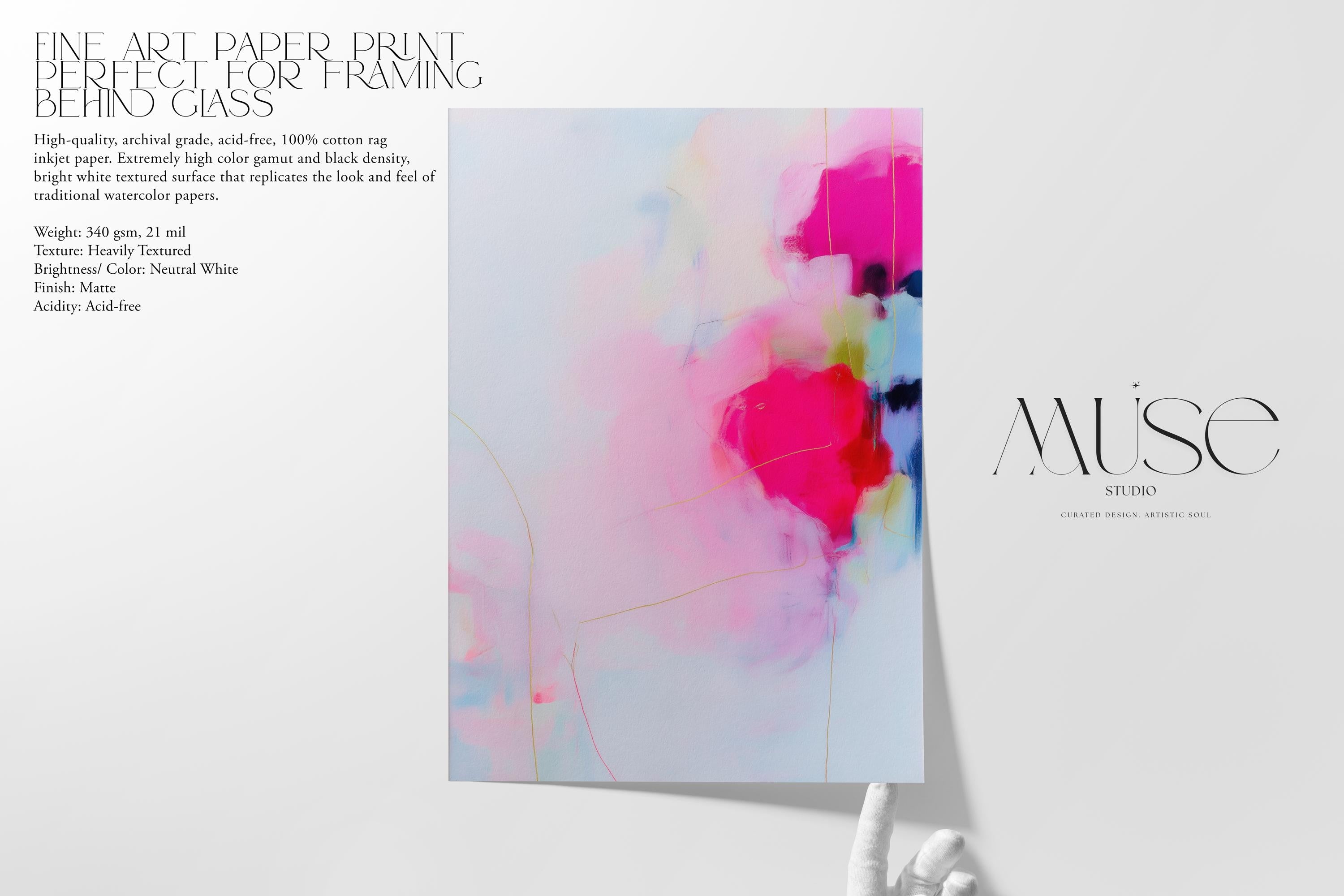 Soft Abstract Wall Art Pink Blush Large Fine Art Print Poster Muted Modern Nature Inspired Calm Neutral Eclectic Home Decor Art 436