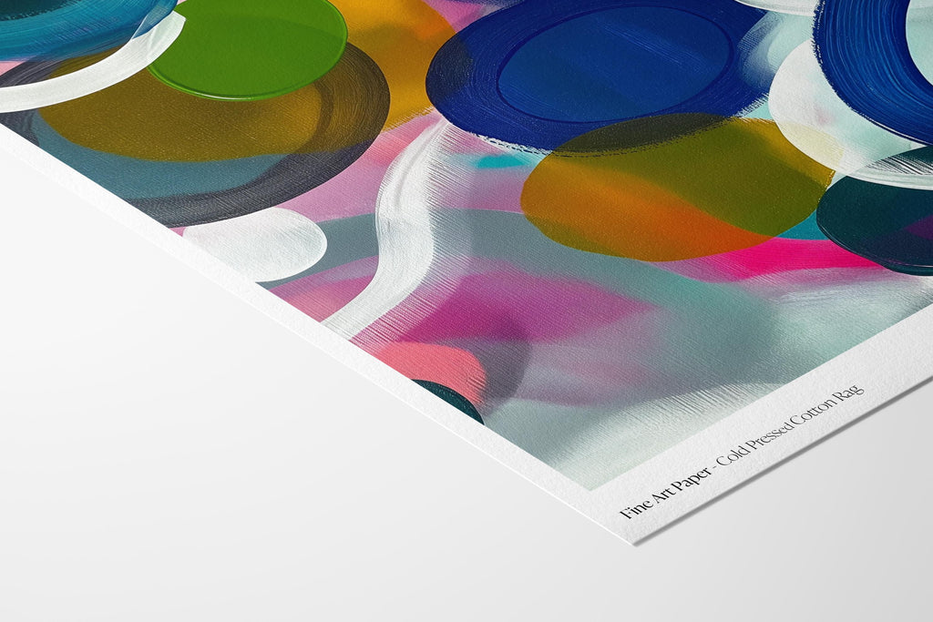 Large Color Pop Canvas Art Bright Pink Blue Green Abstract Painting Eclectic Dopamine Decor for Modern Living Room or Office 400 wall art prints, living room decor, abstract painting, abstract art, modern wall art, modern art, living room art, abstract wall art, canvas wall art, wall art, abstract print, colorful wall art