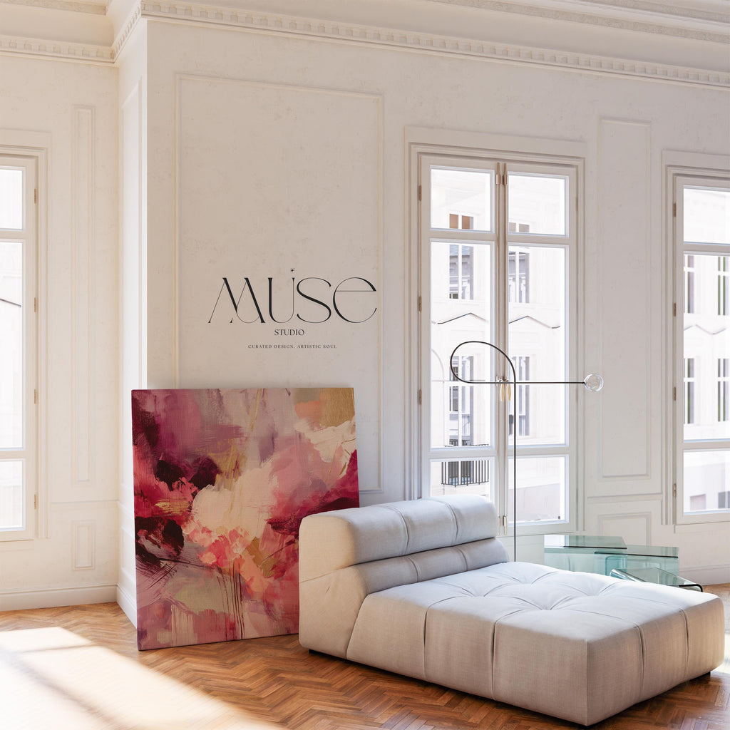 Farmhouse Botanical Wall Art, Large Abstract Canvas Wall Art for Living Room or Bedroom Decor – 488