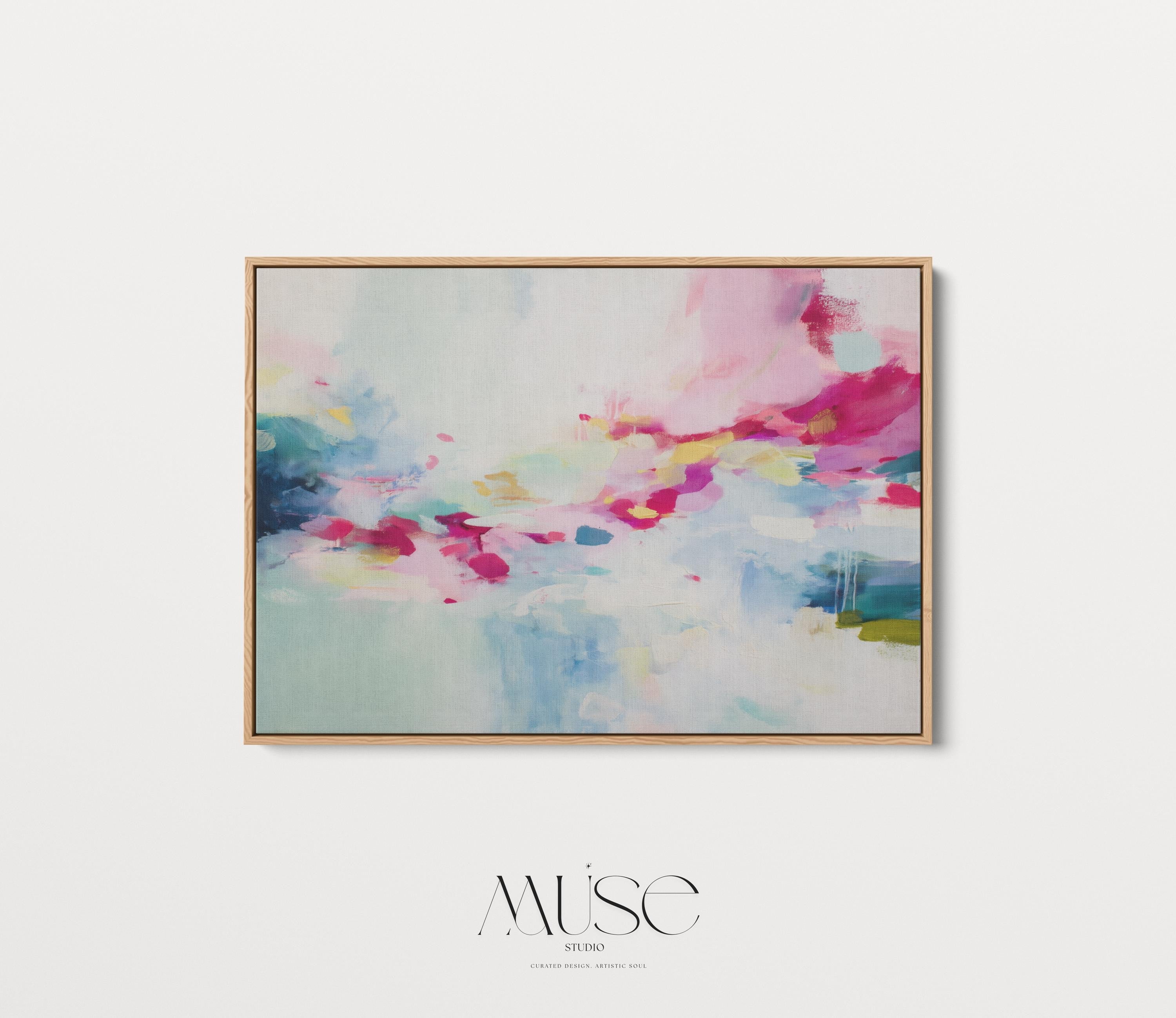 Wall art, abstract painting, large canvas art, giclee print, modern abstract art, art print, Pastel abstract art | Aurora Muse 317