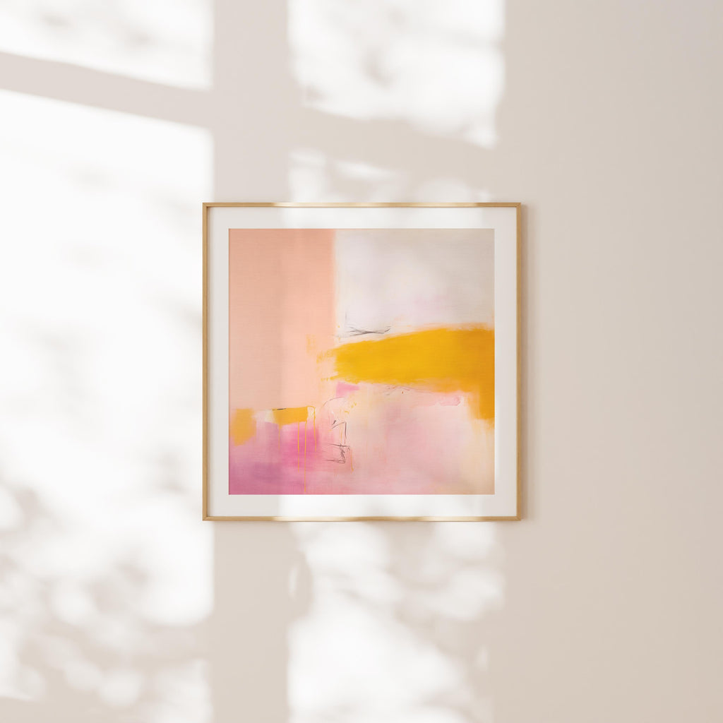 Mid Century Modern Art, Colorful Minimalist Wall Art, Unique Abstract Art Prints, Large Canvas Wall Art | Aurora Muse 069