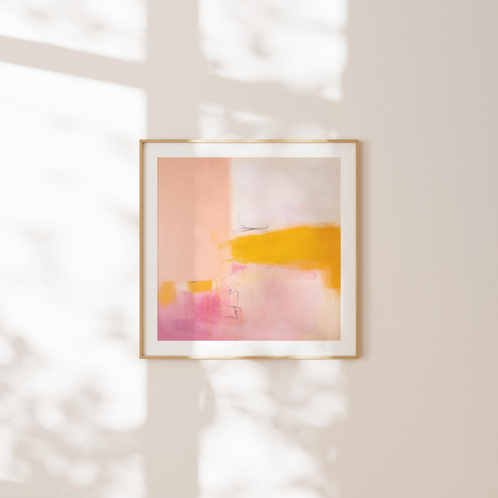 Mid Century Modern Art, Colorful Minimalist Wall Art, Unique Abstract Art Prints, Large Canvas Wall Art | Aurora Muse 069