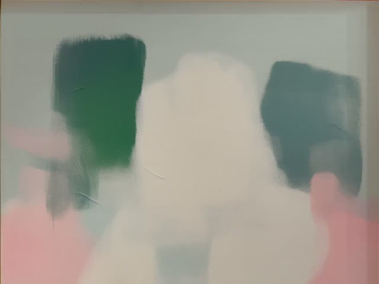 Wall art, abstract painting, large canvas art, giclee print, modern abstract art, art print, Contemporary Sage Green + Pink art | 362